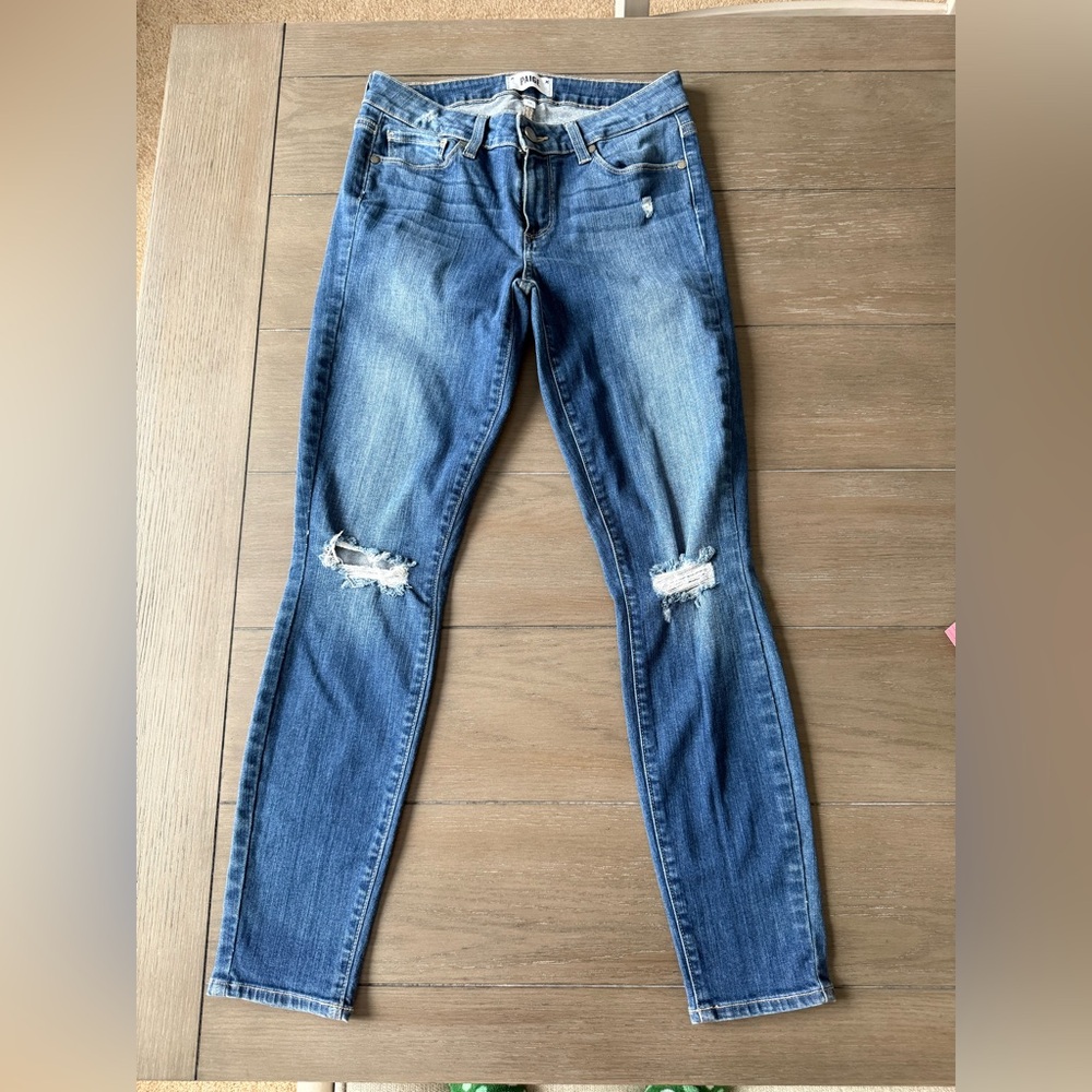Paige Verdugo Ultra Low Rise Ankle length jeans